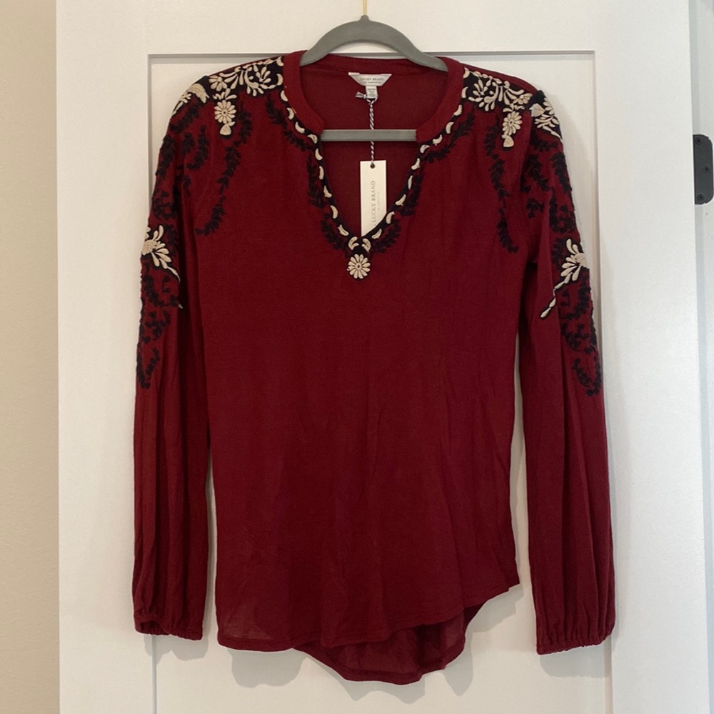 NWT Lucky Brand Long-sleeve Shirt Size XS